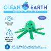 Spunky Pup Clean Earth Plush Octopus | Made from 100% Recycled Water Bottles | Small,Brown,7258 view 3