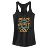 Hasbro Nerf Ready Blast Go Slim Fit, Scoop Hem Racerback Tank Black view 1