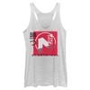 Hasbro Nerf Kanji Nerf Tri-Blend Racerback Layering Tank White Heather view 1
