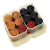 StonKraft Wooden Carrom Coins Pieces with Plastic Box (No Striker) - 24 Coins Pieces (only Pieces) view 1
