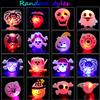 DERAYEE Halloween LED Rings for Kids, 50Pcs Light Up Ring Toys Halloween Party Favors Flash Finger Lights Glow in The Dark Treats Goodie Bag Fillers view 4