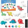 Funto Dinosaur Painting Kit for Kids, Paint Your Own Figurines with Magnet, 27 PCS Crafts Set, Ceramics to Paint, STEAM Projects Creative Activity DIY view 1
