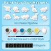 Funto Dinosaur Painting Kit for Kids, Paint Your Own Figurines with Magnet, 27 PCS Crafts Set, Ceramics to Paint, STEAM Projects Creative Activity DIY view 2
