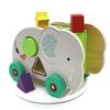 Orange Tree Toys: Shape Sorter: Jungle Elephant - Wooden Wheeled Animal Sorter, 6 Shape Blocks, Push-Pull-Sort, Educational Toy, Toddler & Kids Age 1+ view 4