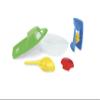 Wader 71920 Toy Set 2 Assorted 5 Pieces Consisting of Shovel, Shape, Boat, Sand Mill or Motorboat view 1
