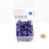 Royal Purple Borealis Dice Luminary with Gold Numbers D4 Aprox 16mm (5/8in) Pack of 50 Wondertrail view 2