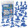 BMC Plastic Army Women - 36pc Blue Female Soldier Figures - Made in USA view 1