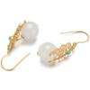 Natural Hotan Jade Drop Earrings Chinese Classical National Women Fashion Jewelry view 1