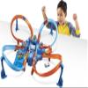 Ultimate Hot Wheels Crashing Action with the Criss Cross Crash Track Set! [Amazon Exclusive] & Set Of 10 1:64 Scale Toy Trucks And Cars For Kids And Collectors (Styles May Vary) [Amazon Exclusive] view 4