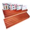 2 Pieces of Wood Playing Card Holder Game Card Storage Tray Rack, 13.8 inches Super Extended Version, Suitable for Children, Adults and The Elderly, Used for Games, Parties, competitions. view 1