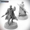 Archan StudioStarfinder Unpainted Miniatures: Human Solarian- 32mm Unpainted Plastic Miniatures - for Kids and Adults Ages 14+, Grey view 3