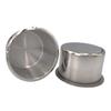 Game Table Cup Holder Insert - 10Pack Stainless Steel Medium Size Drink Cup Holder, Poker Table Cup Holders for Casino Table, Game Table, Sofa, Boats, Bench, Desk, RV Cars & Trucks view 2