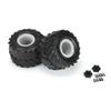 Pro-Line Racing Demolisher 2.6/3.5 MTD Gray Whls LMT F/R PRO1018715 RC Tire view 4