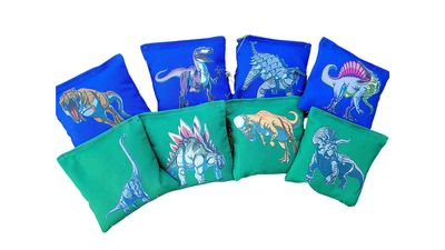 Dinosaur Cornhole Bags Corn Toss Bean Bags