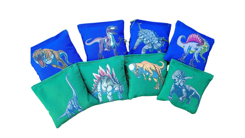 Dinosaur Cornhole Bags Corn Toss Bean Bags