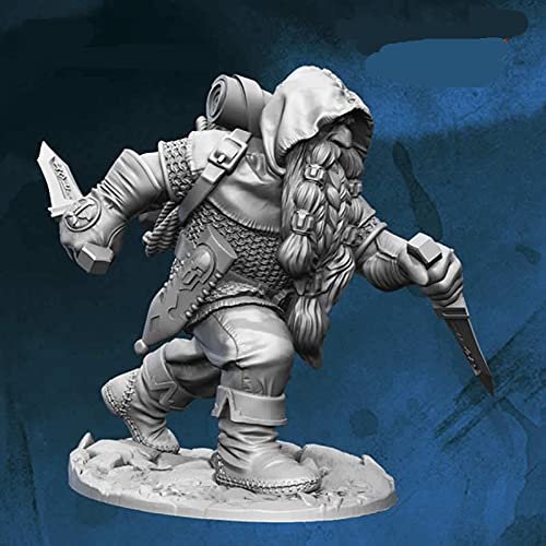First Legion Usher Dwarven Assassin Figure Kit 28mm Heroic Scale Miniature Unpainted