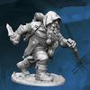 First Legion Usher Dwarven Assassin Figure Kit 28mm Heroic Scale Miniature Unpainted view 1