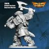 Arbazd Two Axes Dwarven Warrior Figure Kit 28mm Heroic Scale Miniature Unpainted First Legion view 4