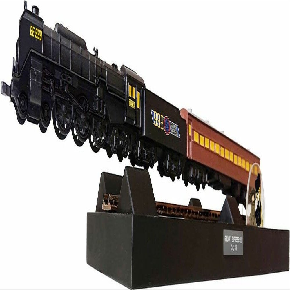 Generic Galaxy Express 999 Floating Train Display Model, Silver Or Gray, Anime, 10.25" L x 8" W x 3.5" H, For Unisex Children and Adults