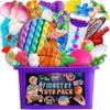 Fidget Pack Box for Boys Girls 4-12, FunKidz Fidget Toys for Kids 5-7 Autistic Sensory Mystery Birthday Gifts in Reusable Portable Treasure Box Nice Party Favors view 1