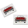 Azeeda 2 x 45mm 'Red Classic Car' Erasers/Rubbers (ER00027634) view 1