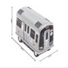 Daron MTA Subway Pullback Toy w/ Light & Sound TT3501 Grey view 3