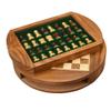 LANGWEI Wooden Chess Set,Classic Family Chess Board Game with Storage Drawer & Game Pieces Slots,Travel Chess Board Set for Children and Chess Lovers,S view 3