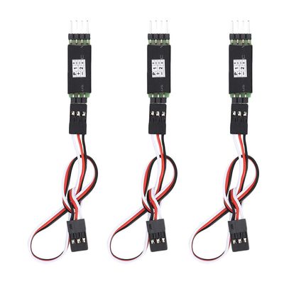 RC Controller Switch, 3 Pcs RC Receiver Controlled Switch Third Channel RC Light Remote Control Receiver Cord Switch Accessory for RC Toys Cars Trucks