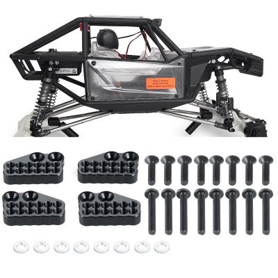 4Pcs Metal Shock Damper Towers Mount Hoops for 1/10 Axial SCX10 AXI03004 Capra RC Crawler Car