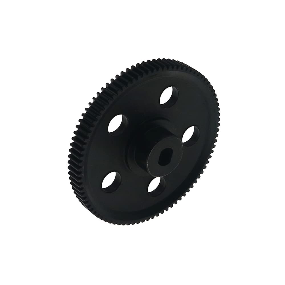 HobbyCrawler Spur Gear 87T Tooth for Redcat Gen7 Parts 45 Steel 87T Tooth Redcat Everest 10 Parts Upgrades Redcat Gen7 ProSport Rc Hobby Model Car Redcat Racing (Black)