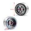 4Pcs CNC Aluminum Beadlock Wheel Rims Set for 1/24 Axial SCX24 90081 RC Crawler (Titanium) view 2