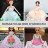 4Pcs Plastic Flexible Rotation 12 Moveable Joints Doll Toy Rotatable Nude Doll Body Toy Female Figure Naked Body Dolls for DIY Dolls view 4