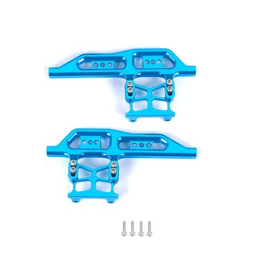 RZXYLRC Aluminum Alloy Side Pedal Plates for 1/24 Axial SCX24 RC Crawler Car Upgrade Parts (Blue)
