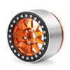 4PCS 2.2 Inch Metal Wheel Rim Beadlock Wheel Hub for 1:10 RC Rock Crawler Axial SCX10 RR10 Wraith 90056 (Orange) view 4
