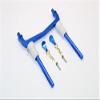 Aluminum Rear Body Post Mount for Axial SCX10 II AX90046 AX90047-1 Set Blue view 1