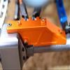Aluminum Front Gear Box Mount for 1/10 Axial RR10 Bomber - 2Pcs Set Blue view 2
