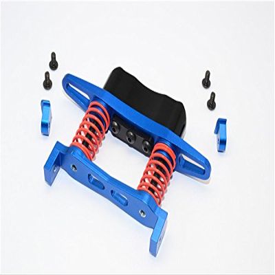 Aluminum Rear Bumper Absorber for 1/10 Vaterra K5 Blazer Ascender - 1 Set Blue