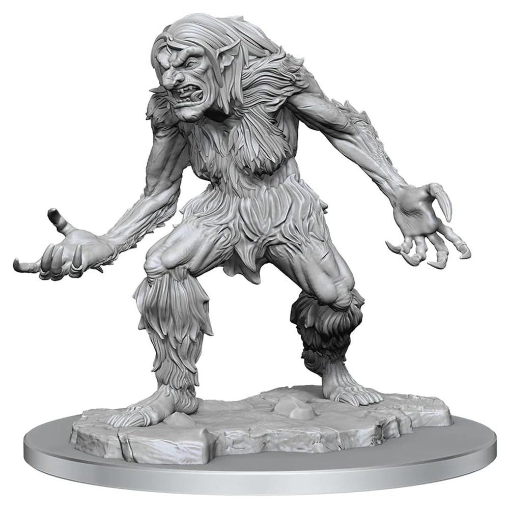 Dungeons & Dragons D&D: Nolzur's Marvelous Unpainted Minis: Ice Troll Female WZK 90425