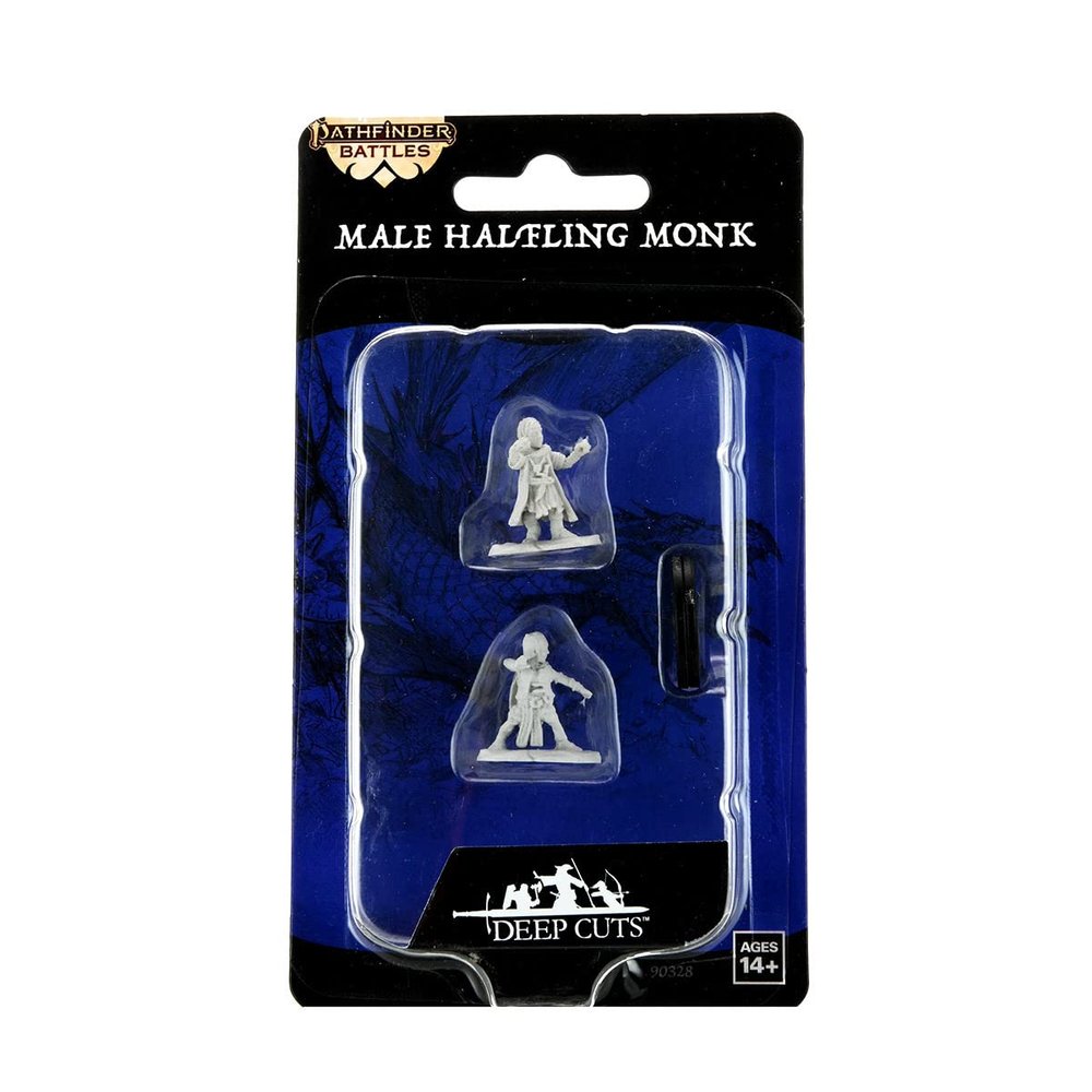 WizKids Pathfinder Deep Cuts: Halfing Monk Male