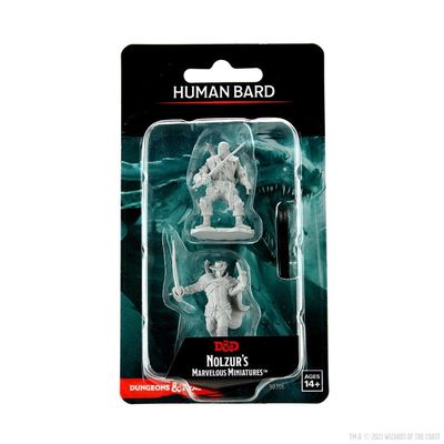 D&D: Nolzur's Marvelous Minis: Human Bard Male Wave 15 (Unpainted)