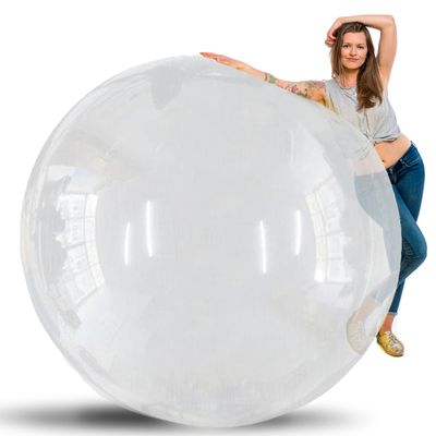 TILCO BALLOONS | 72 Inch Giant XL Balloons Transparent | Extra Large Jumbo Party Balloons for Birthdays, Weddings & Events | Inflate with Air, Helium, or Water | Heavy-Duty & Thick Oversized Dcor