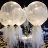 TILCO BALLOONS | 72 Inch Giant XL Balloons Transparent | Extra Large Jumbo Party Balloons for Birthdays, Weddings & Events | Inflate with Air, Helium, or Water | Heavy-Duty & Thick Oversized Dcor view 4