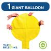 TILCO BALLOONS | 72 Inch Giant XL Balloons Yellow | Extra Large Jumbo Party Balloons for Birthdays, Weddings & Events | Inflate with Air, Helium, or Water | Heavy-Duty & Thick Oversized Dcor view 3