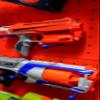 Fury Strike Wall Storage for Nerf Guns  Peg Board Holder for Nerf Blasters  Hanging Storage Rack Shelf Organizer view 2