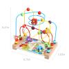 AISHUN Wooden Bead Maze Toys for Toddlers, Bead Toy Colorful Roller Coaster Preschool Educational Toys Birthday Gifts for Toddlers Kids Boys Girls view 4