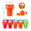 Kesote 24 Pcs Dinosaur Stamps for Kids, Self Inking Stamp Set Dinosaur Birthday Party Supplies, Dino Party Favors, Teacher Stamps view 2