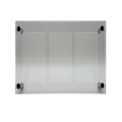 Trading Card Frame Holder Stand Display - 3 Card Slots Clear Acrylic UV Filtering Screwdown
