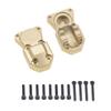 2Pcs Brass Diff Cover Front&Rear Bridge Axle Cover for 1/24 Axial SCX24 AXI90081 AXI00001 AXI00002 AXI00005 AXI00006RC Crawler Car view 1