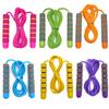 Adjustable Jump Ropes for Kids & Teens - Colorful Skipping Ropes with Soft Foam Handles - Ideal for Outdoor & Indoor Play, Fun Games Activity, Fitness, Exercise, and Party Favors view 1
