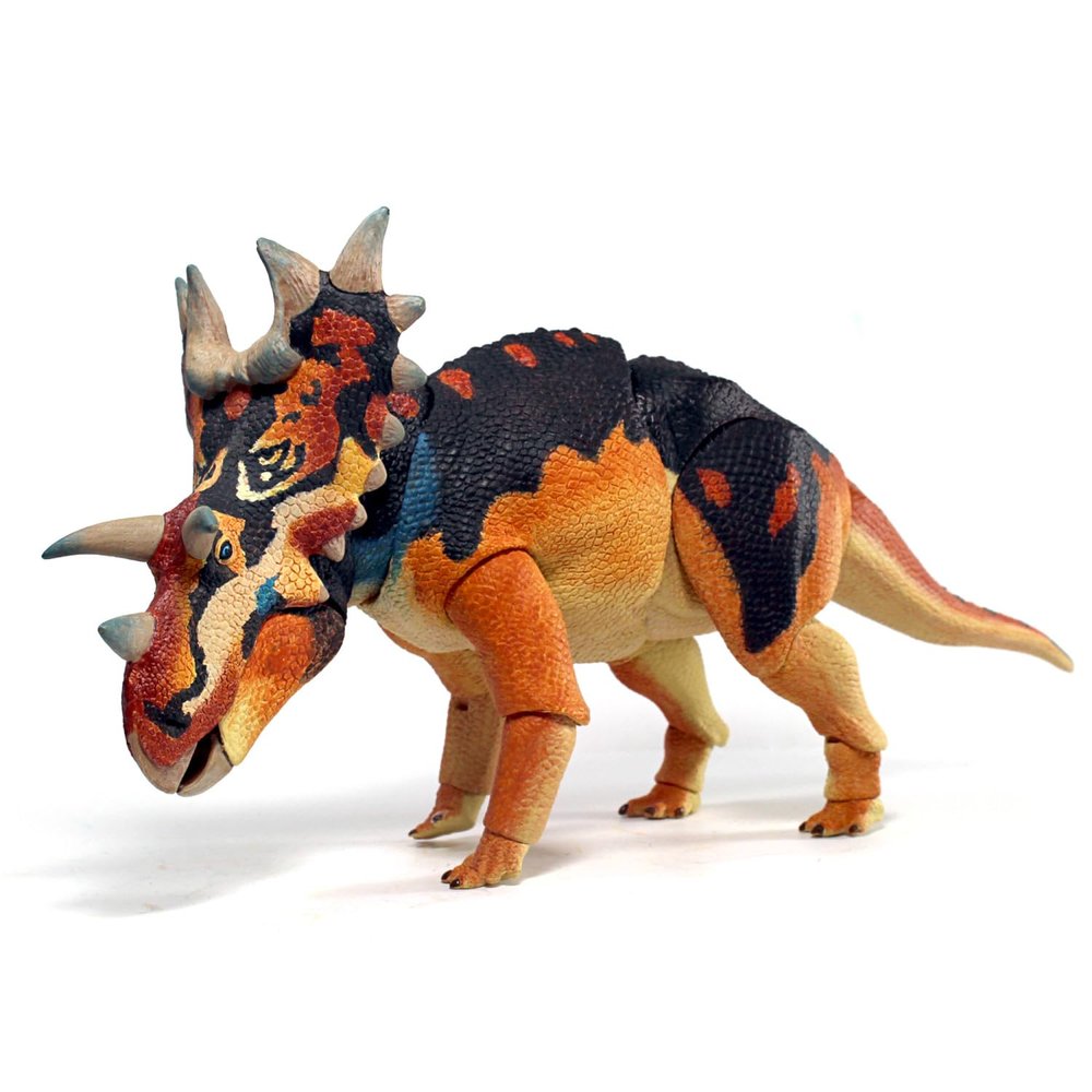 Creative Beast Studio Beasts of The Mesozoic: Ceratopsian Series Spiclypeus 1:18 Scale Action Figure, Multicolor